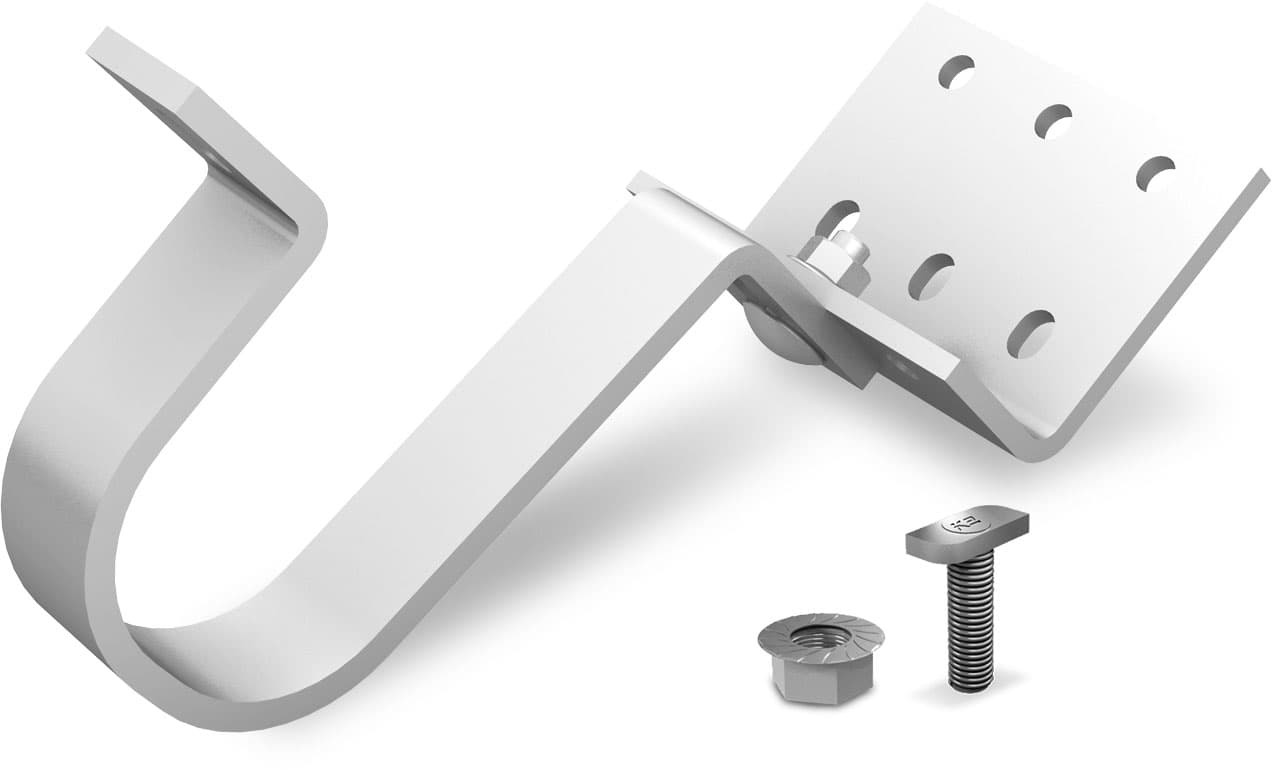 K2S Crochets SingleHook Vario (crochets pour tuiles à fort galbe sur SingleRail)