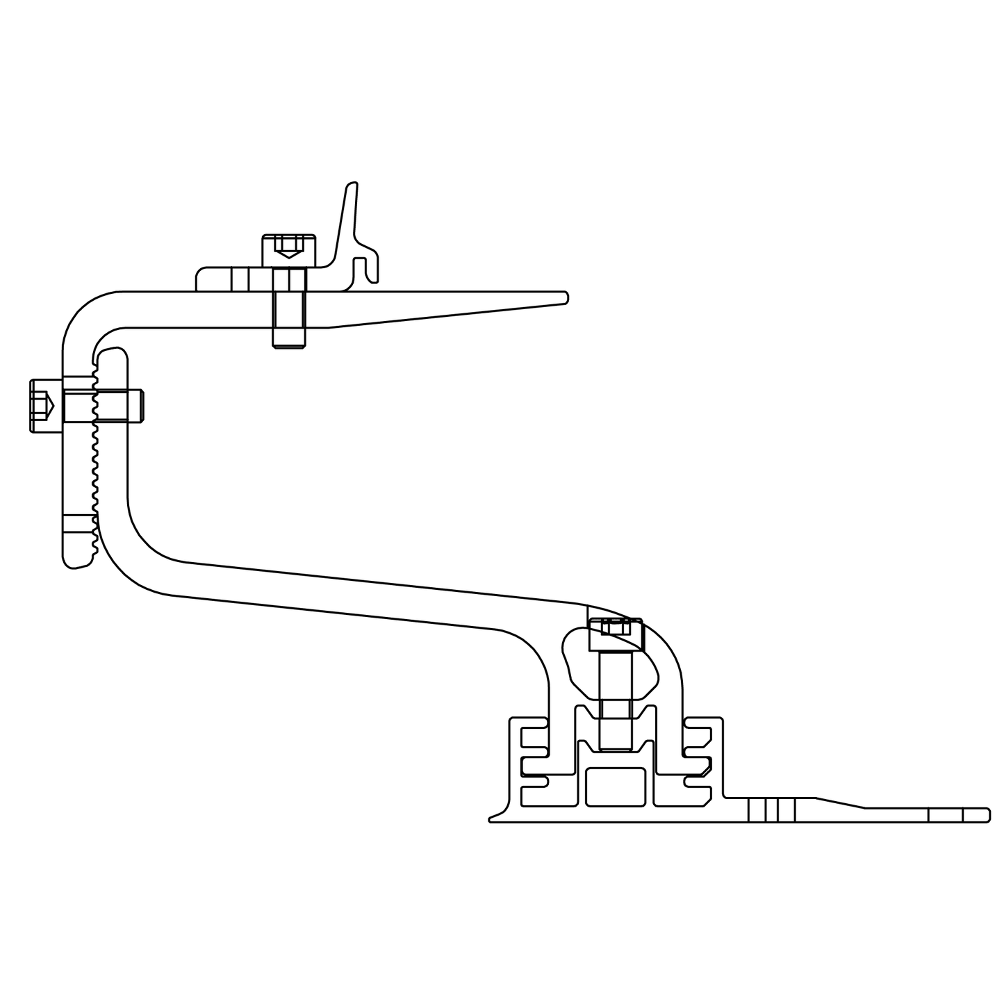 K2 Crochet SingleHook-CrossHook 4S (Singlerail)