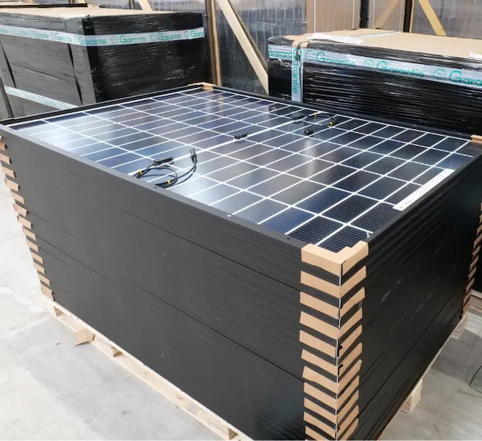 MODULE MONOCRISTALLIN DEMI CELLULES FHE SP MASTER 500 W BAS CARBONE - HALF-CUT FULL BLACK (2094X1134X30MM) - EFF: 21,06% - GARANTIE 30/30 ANS