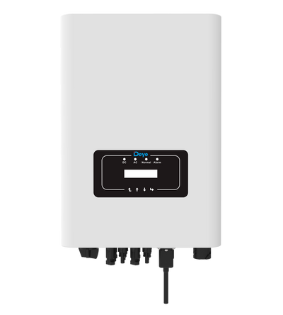 Onduleurs tertiaires triphasé Haute Voltage Deye SUN-18K-G04 - 2 MPTT - Puissance maximale AC 19.8(kW) - CC Type II / CA Type II - (330W×508H×206D) - 20.8kg - Garantie 5 ans