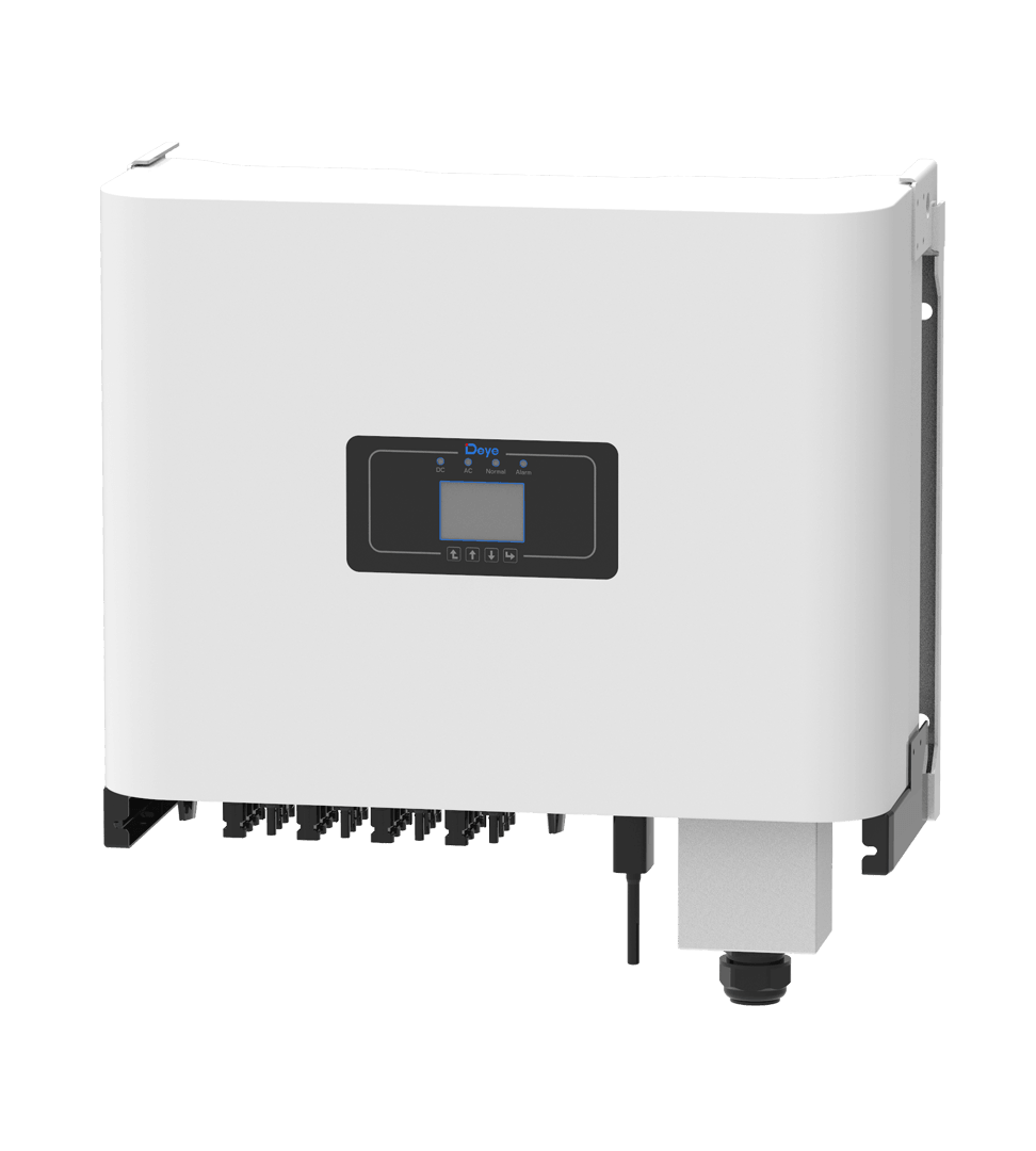 Onduleurs tertiaires triphasé Haute Voltage Deye SUN-50K - 4 MPTT - Puissance maximale AC 65(kW) - Parafoudre CC/CA de type II - (647,5W × 537H × 303,5P) - 44.5kg - Garantie 5 ans