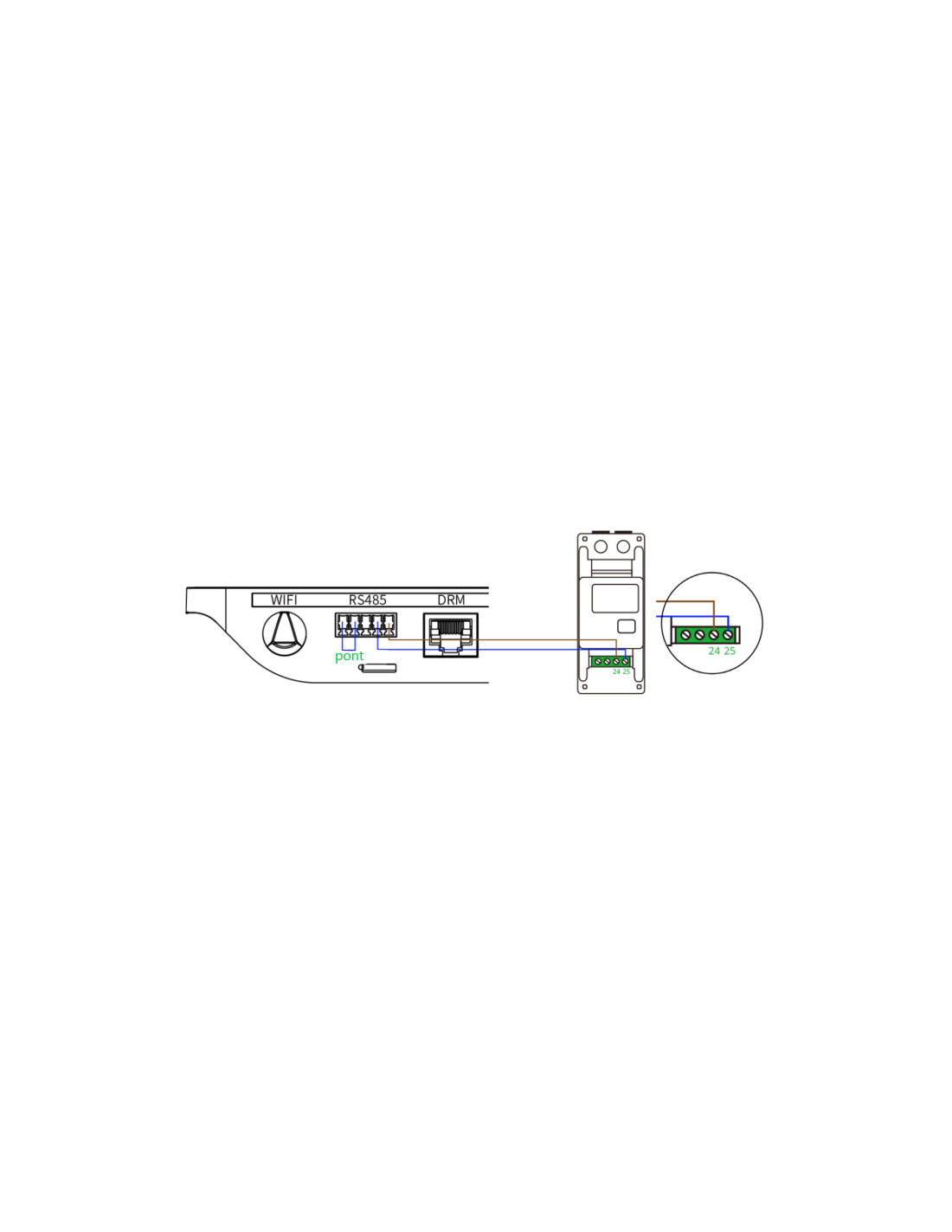 Hoymiles compteur analyseur / smart meter CHINT DDSU 666 avec tore de mesure monophasé 1*100A (Ref CQ051131)