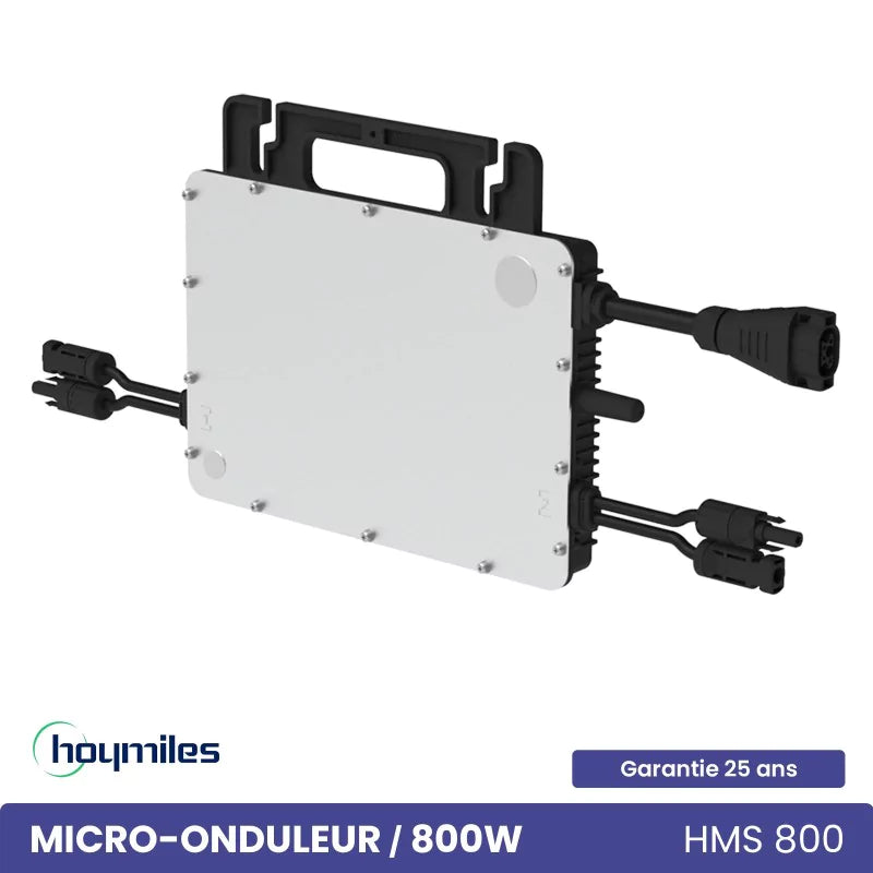 Hoymiles micro-onduleur 2 en 1 HMS-800-2T - 800 VA - Connecteurs MC4 - 2 MPPT